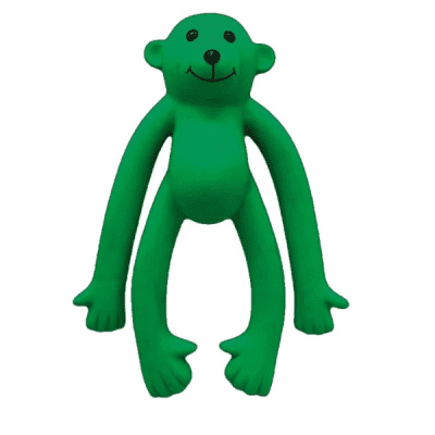 Juguete para perro mico verde