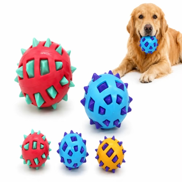 Pelota puntos bicolor para perros por mayor