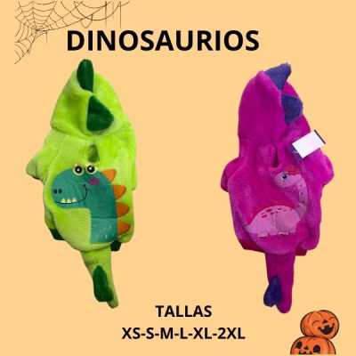 disfraz para perros por mayor dinosaurio