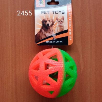 pelota malla de luces para perros