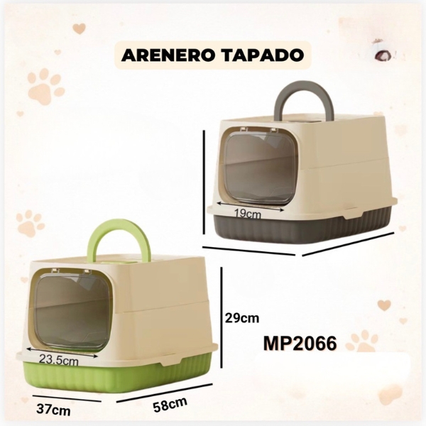 arenera para gatos de colores