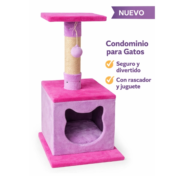 rascador para gatos casa