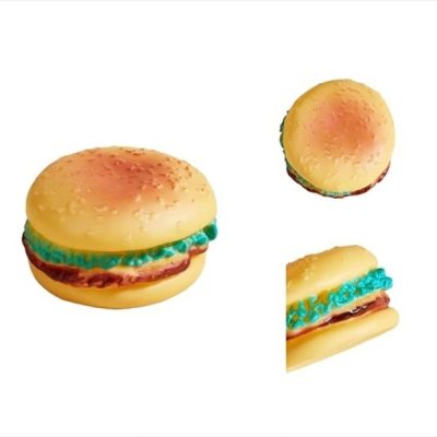 Juguete chillón en forma de hamburguesa