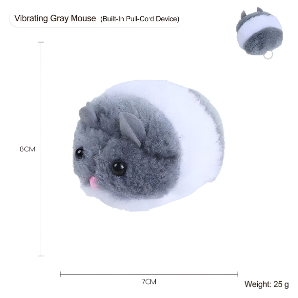 raton peluche de cuerda